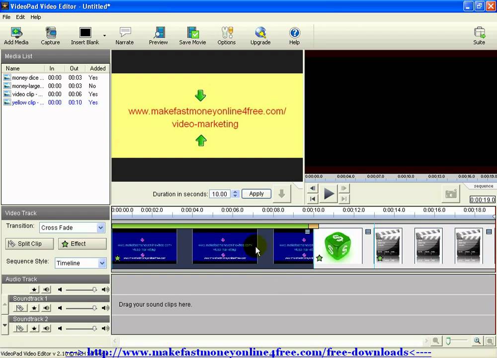 free download videopad video editing software